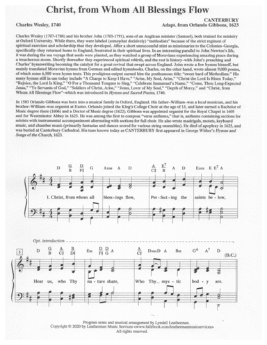 Christ, from Whom All Blessings Flow (arr. Lyndell Leatherman)