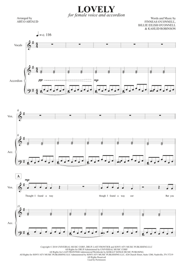 Lovely (arr. Art.o Artaud)