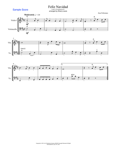 Feliz Navidad (arr. Sherry Lewis)