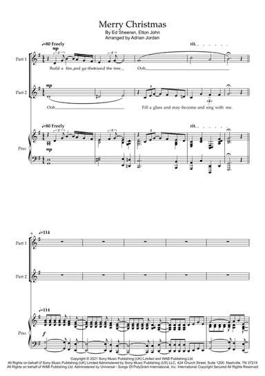 Merry Christmas (arr. Adrian Jordan)