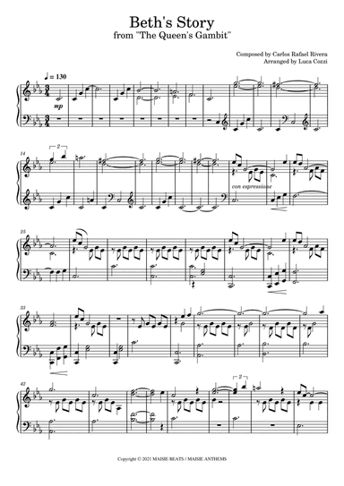 The Queen's Gambit (arr. Luca Cozzi)