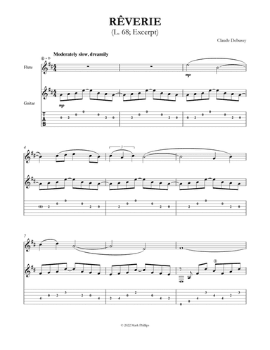 Rêverie (arr. Mark Phillips)