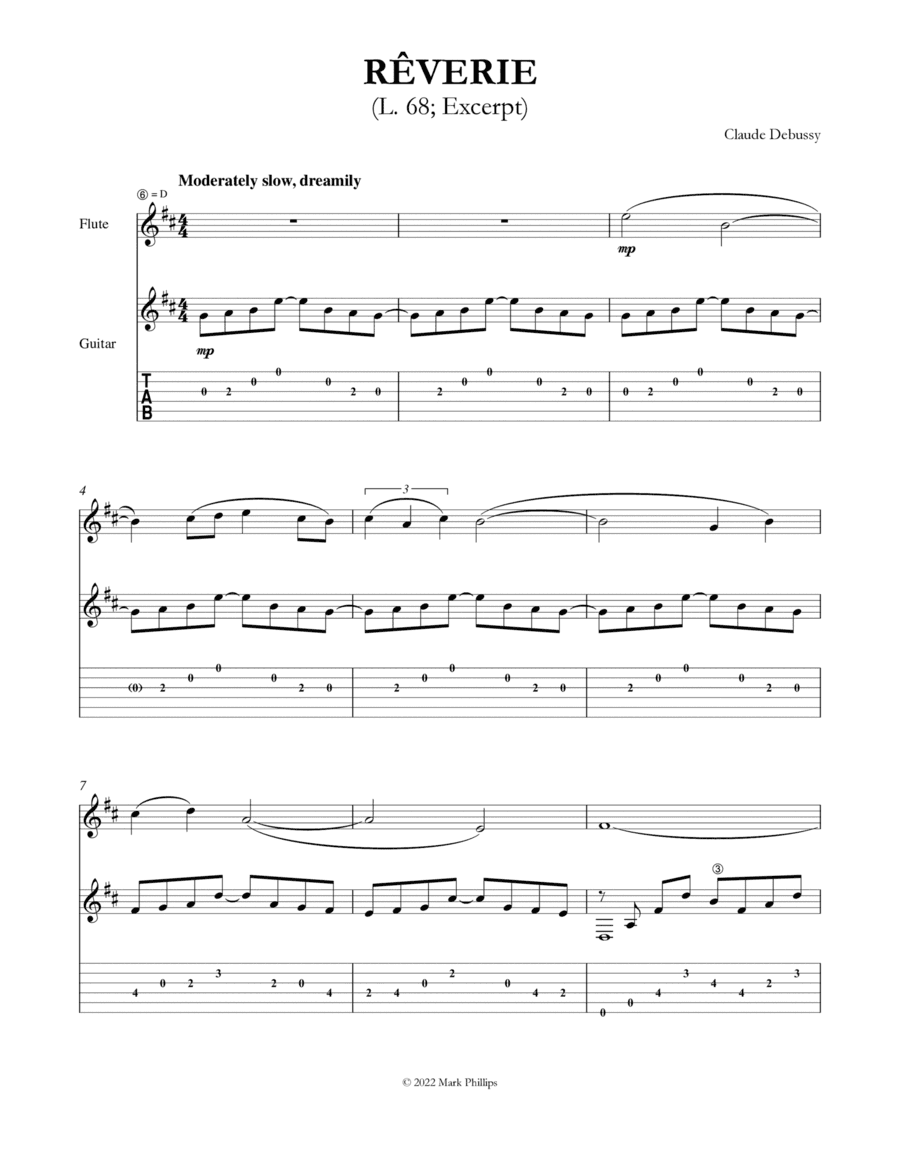 Rêverie (arr. Mark Phillips)
