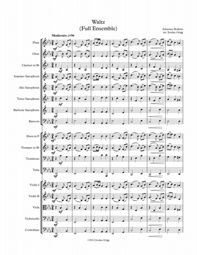 Waltz (Full Ensemble) (arr. Jordan Grigg)