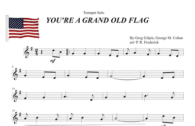 Cohan's Big Three! (yankee Doodle Boy, Give My Regard To Broadway, You're A Grand Old Flag) (arr. P. R. Frederick)