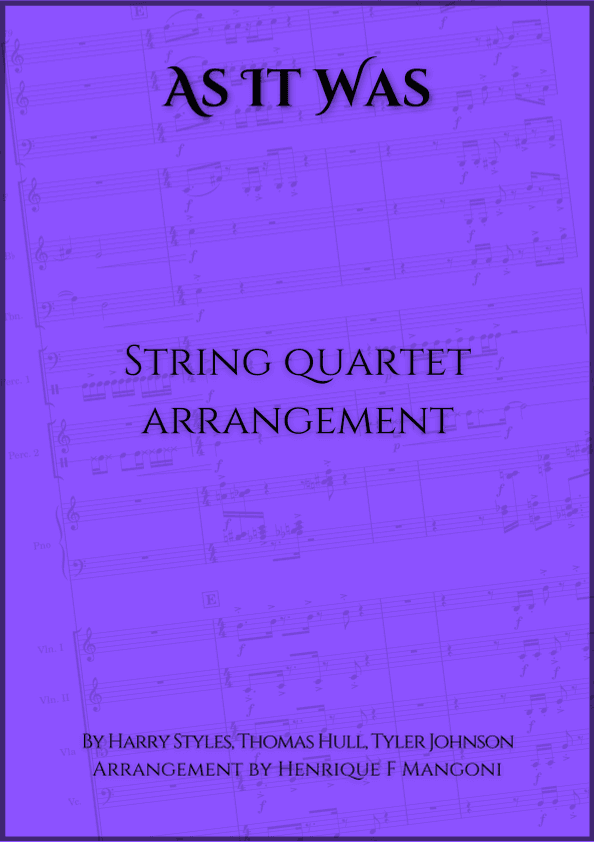 As It Was (arr. Henrique F Mangoni)
