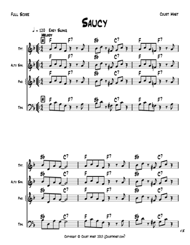 Saucy - Lead Sheet