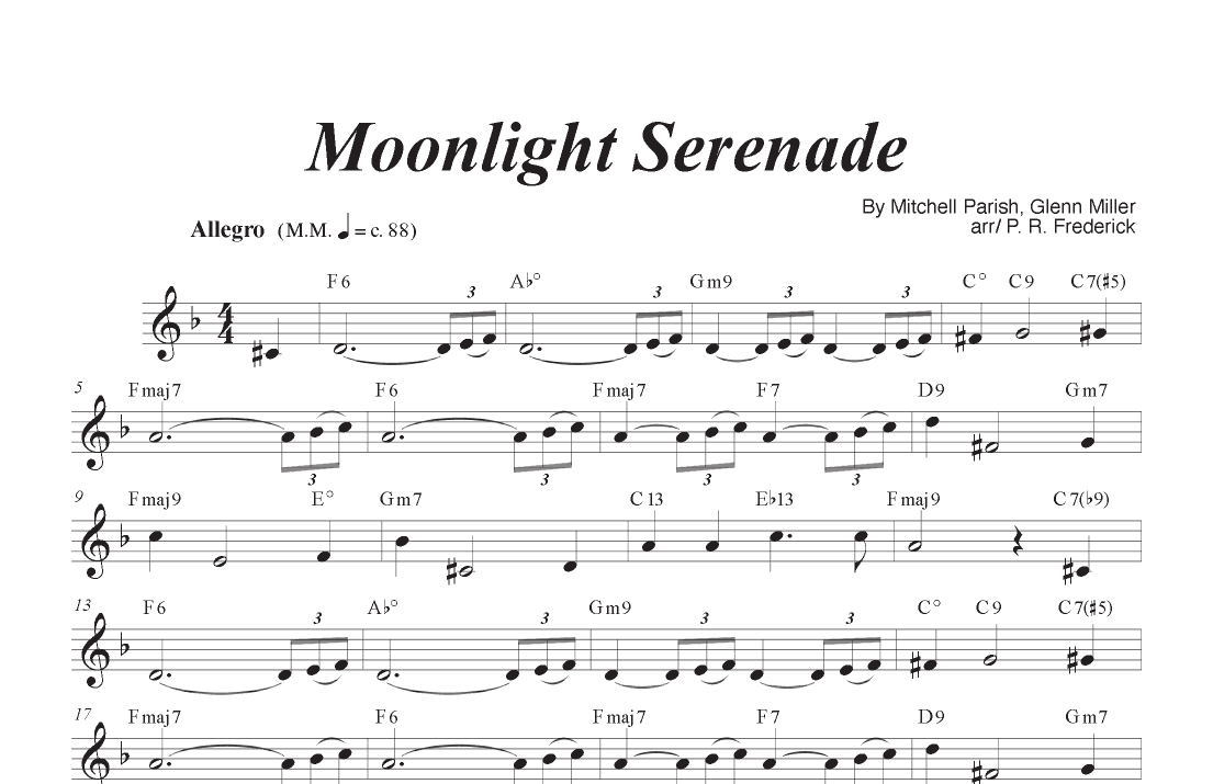 Moonlight Serenade (arr. P. R. Frederick)