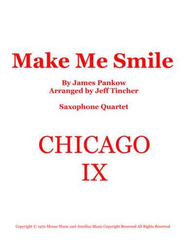 Make Me Smile (arr. Jeff Tincher)