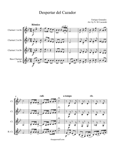 Despertar del Cazador (arr. Nick Lacanski)