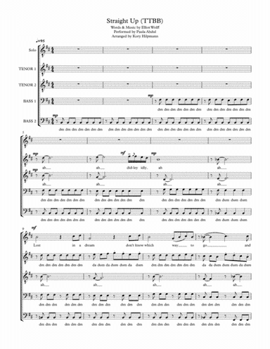 Straight Up (arr. Kory Hilpmann)