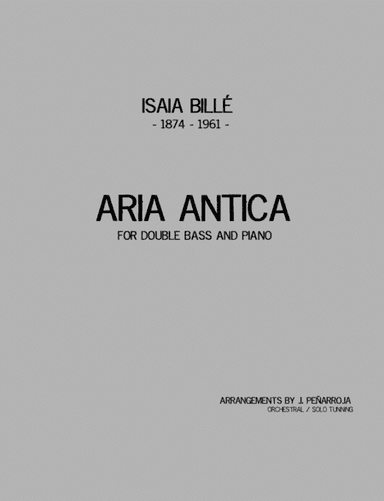 Aria Antica (arr. Jose Peñarroja)
