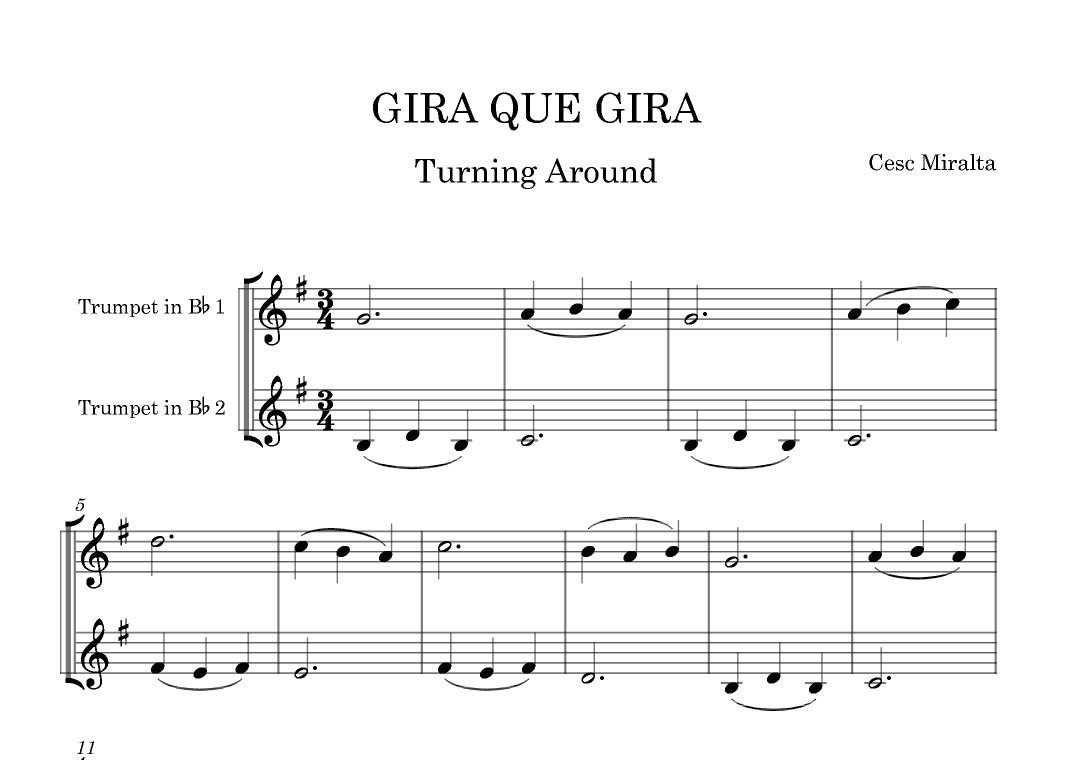 GIRA QUE GIRA Tp Duet G