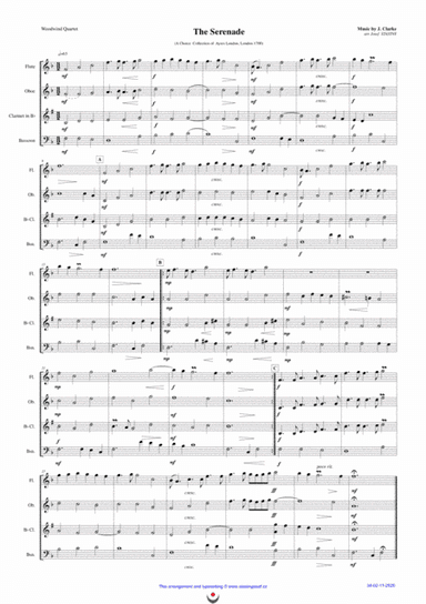 The Serenade (J. Clarke) (arr. Josef STASTNY)