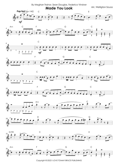 Made You Look (arr. Jose Welligton Sousa de Castro)