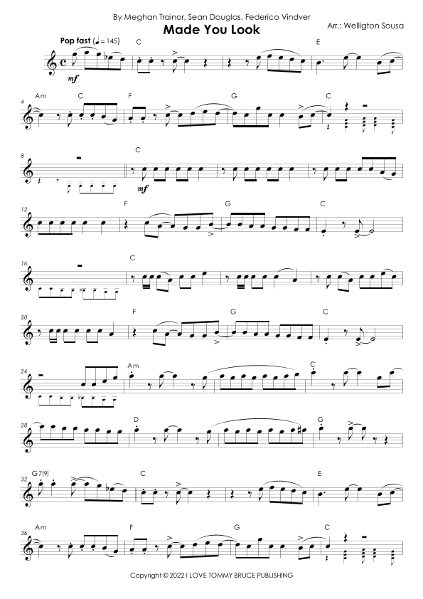 Made You Look (arr. Jose Welligton Sousa de Castro)