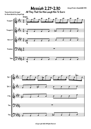 Messiah 2.27-2.30 (arr. Joseph Pugh)