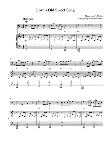 Love's Old Sweet Song (arr. Kaiserin Rebecca)