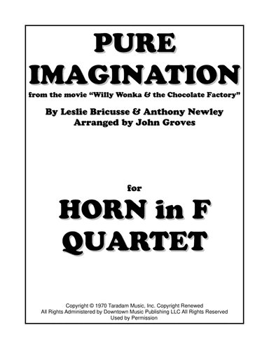 Pure Imagination (arr. John Groves)