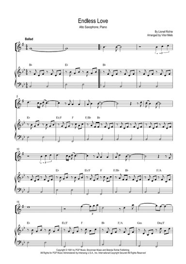 Endless Love (arr. Vitor Melo)