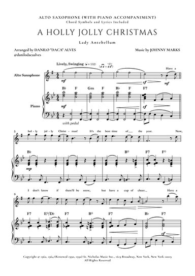 A Holly Jolly Christmas (arr. Danilo "Daca" Alves)