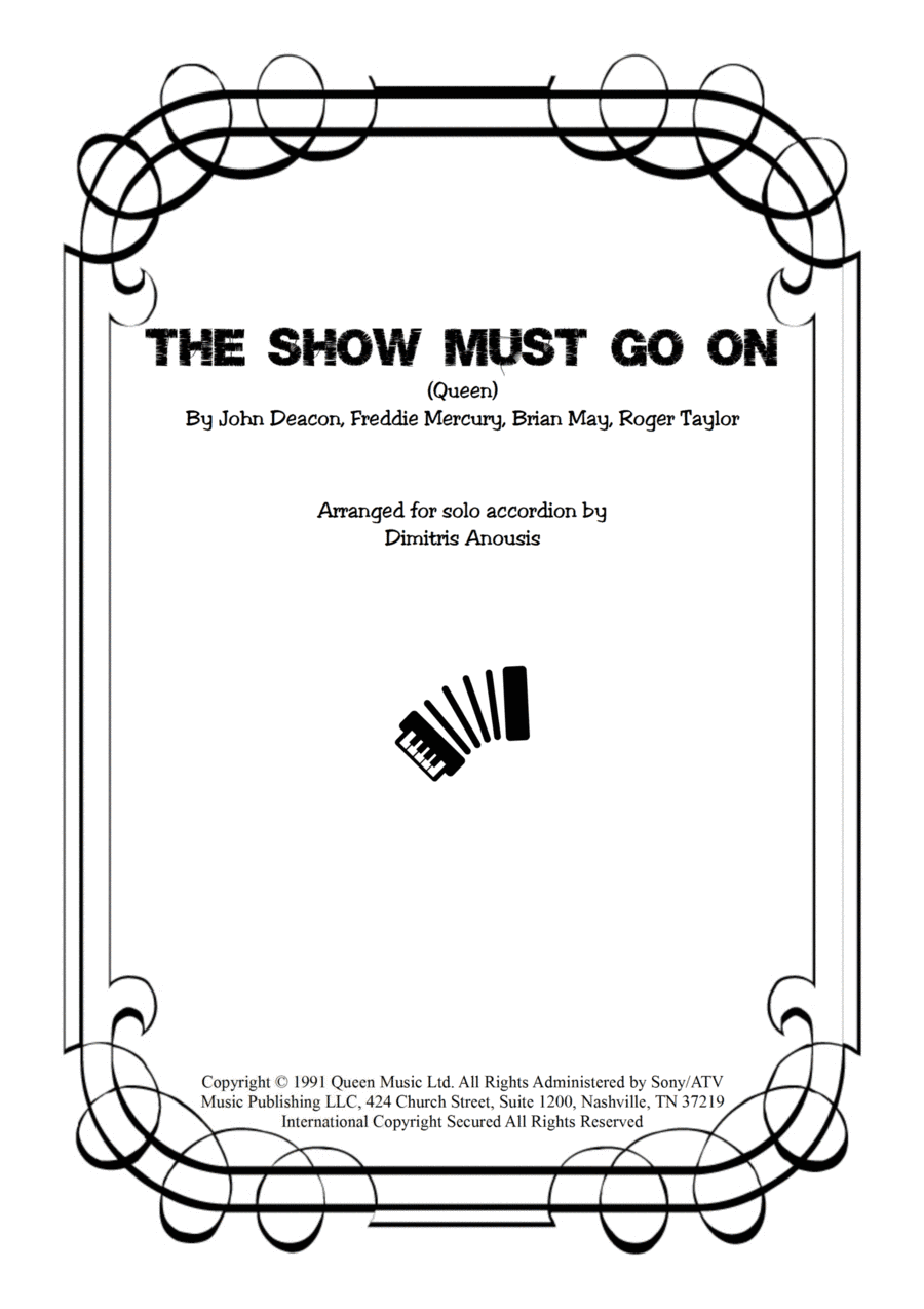 The Show Must Go On (arr. Dimitris Anousis)
