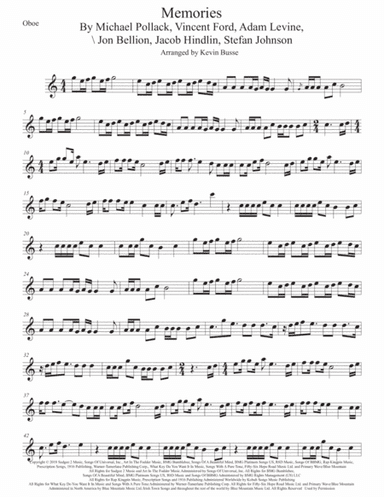 Memories (arr. Kevin Busse)