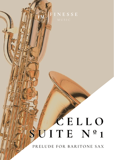 Title Cello Suite No. 1 (Prelude) For Solo Baritone Sax with low A key (arr. Ivan de Andrade)