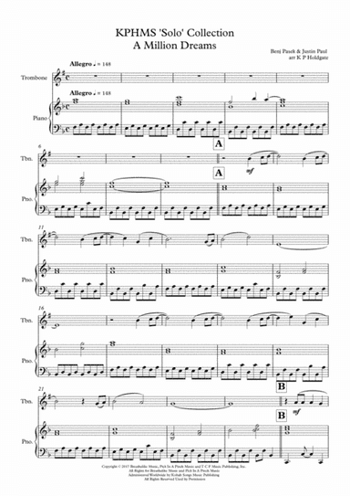 A Million Dreams (arr. Kevin P Holdgate)