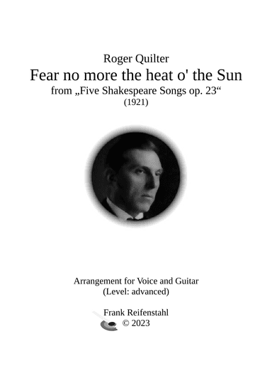 Fear no more the heat o' the Sun (arr. Frank Reifenstahl)