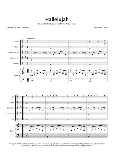 Hallelujah (arr. Glauco Fernandes)