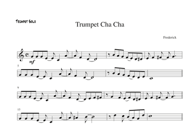 Trumpet Cha Cha (Trumpet Solo)