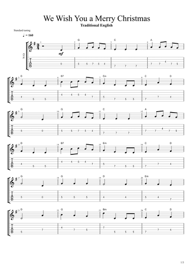 We Wish You a Merry Christmas (arr. Edina Balczo)