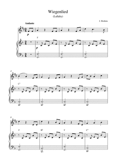 Wiegenlied (Lullaby) (arr. Kaiserin Rebecca)