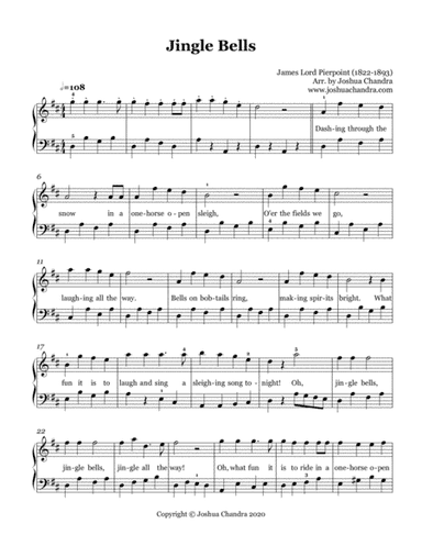 Jingle Bells (arr. Joshua Chandra)