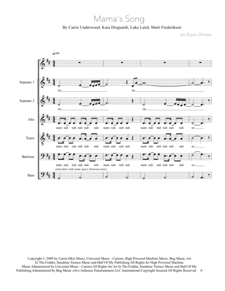 Mama's Song (arr. Bryan Sharpe)