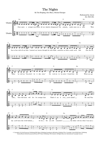 The Nights (arr. Arr. Ed.CAL)