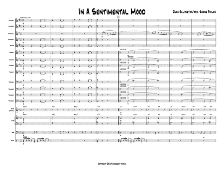 In A Sentimental Mood (arr. Shane Philen)