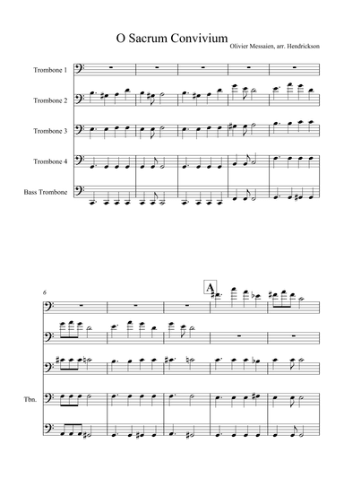 O Sacrum Convivium! (arr. Rob Hendrickson)