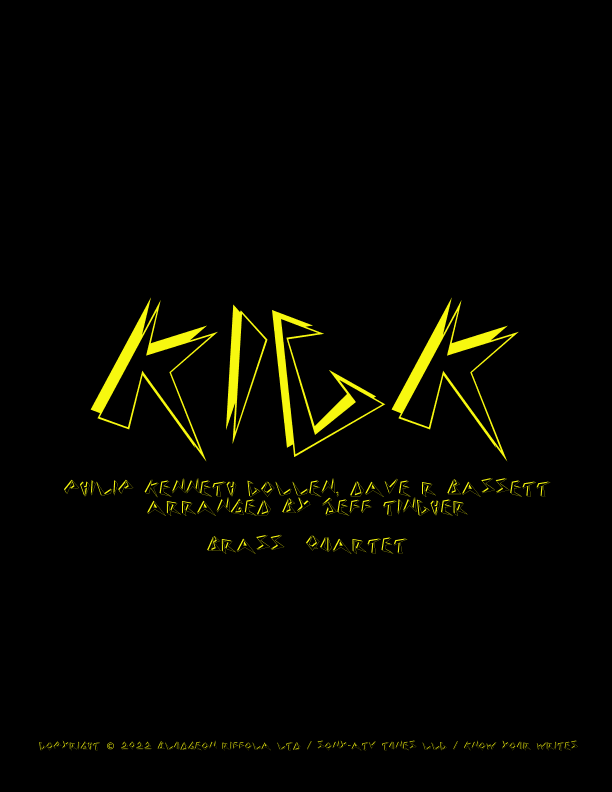 Kick (arr. Jeff Tincher)