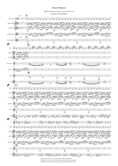 Sweet Dreams (are Made Of This) (arr. Ashman Works)