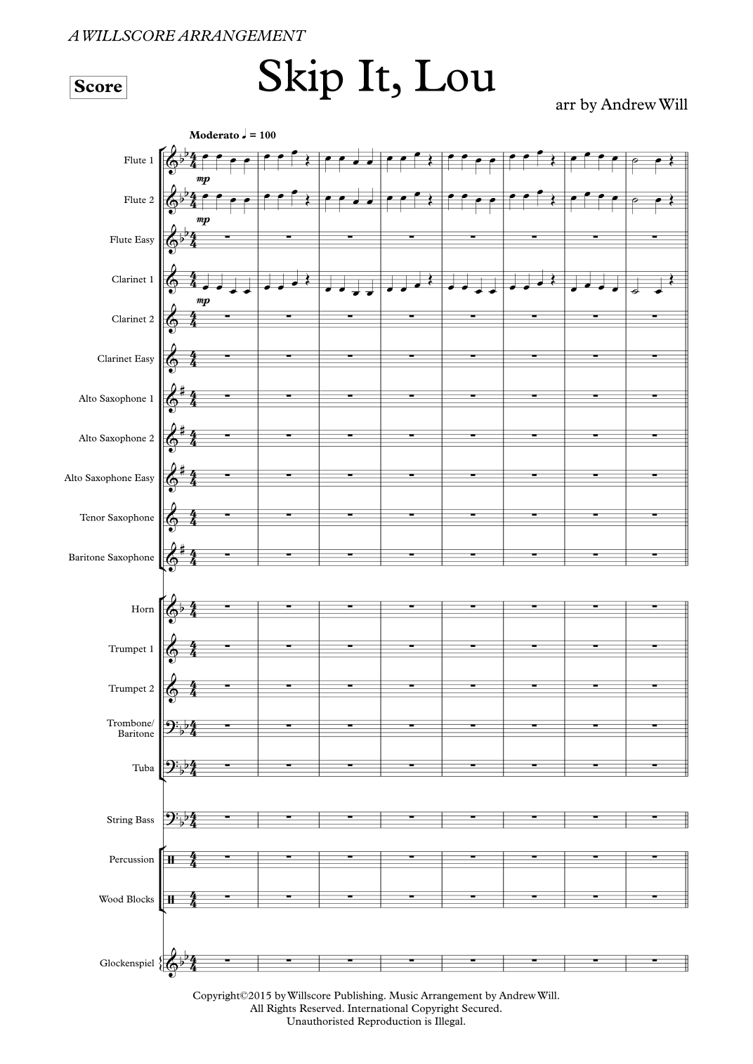 Skip It Lou (arr. Willscore Publishing)