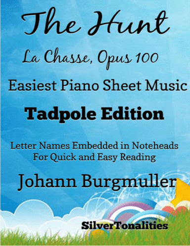 The Hunt Opus 100 Number 9 Easiest Piano Sheet Music (arr. SilverTonalities)