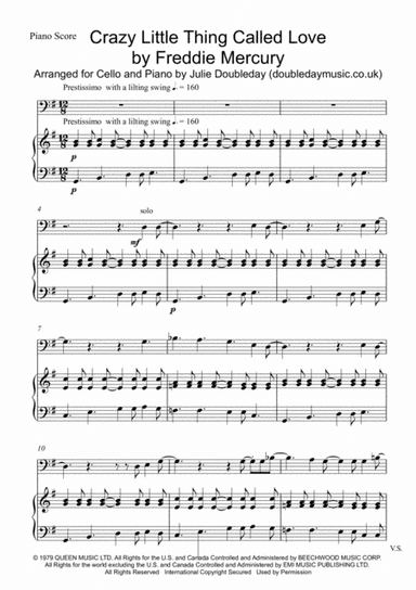 Crazy Little Thing Called Love (arr. Julie Doubleday)