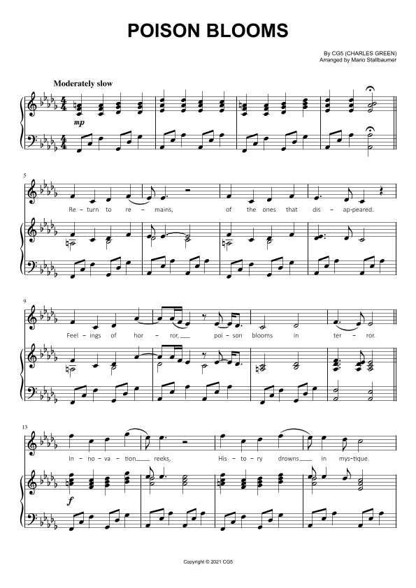 Poison Blooms (arr. Mario Stallbaumer)