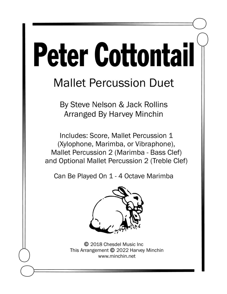Peter Cottontail (arr. Harvey Minchin)
