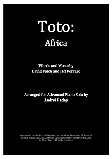 Africa (arr. Andrei Hadap)