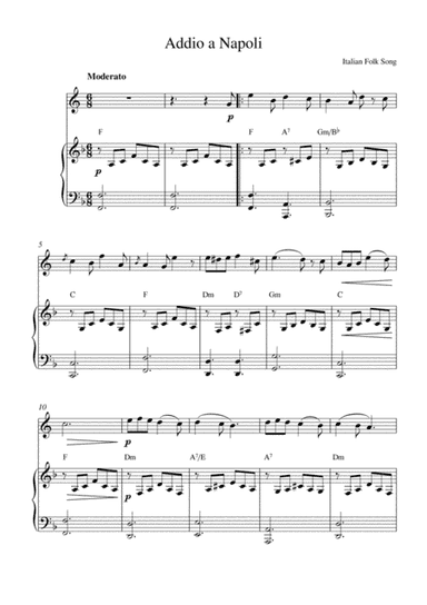 Addio a Napoli (arr. Kaiserin Rebecca)