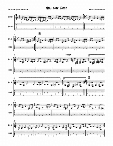 New York Sabor Guitar 6
