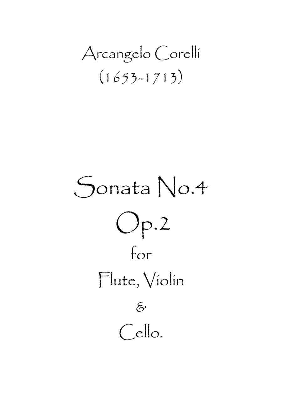 Sonata No.4 Op.2 (arr. Spence Bundy)